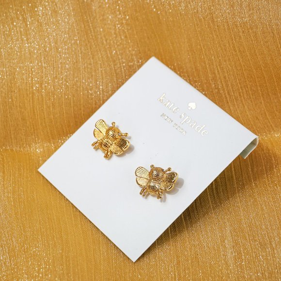 Kate Spade All Abuzz Bee Studs (with GIFT BAG) - Picture 3 of 8